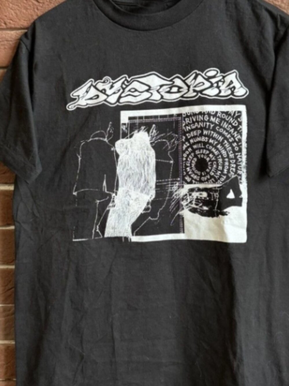 Black DYSTOPIA  T shirt